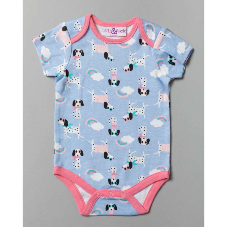 Children's Bodysuits PACKAGING 3 pieces DALMATIAN from 100% Cotton