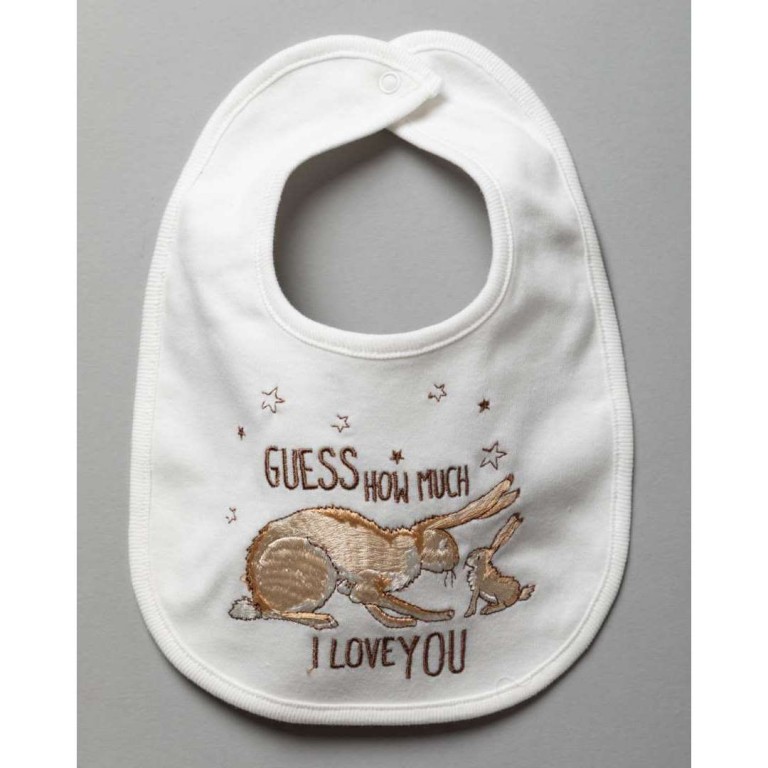Multipack 5 Pieces, Bodysuit, bodysuit, hat, bib, gloves gift bag, book, Guess How Much I Love You, from 100% Cotton