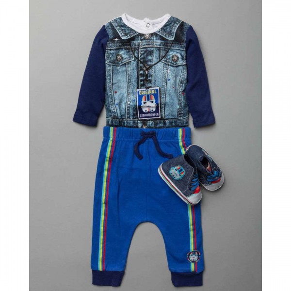 Set of 3 pieces, Bodysuit, Tracksuit, Shoes, The Original Storm Trooper, from 100% Cotton