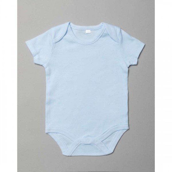 Children's Bodysuits PACKAGING 3 pieces MONOCHROLET BLUE 100% Cotton