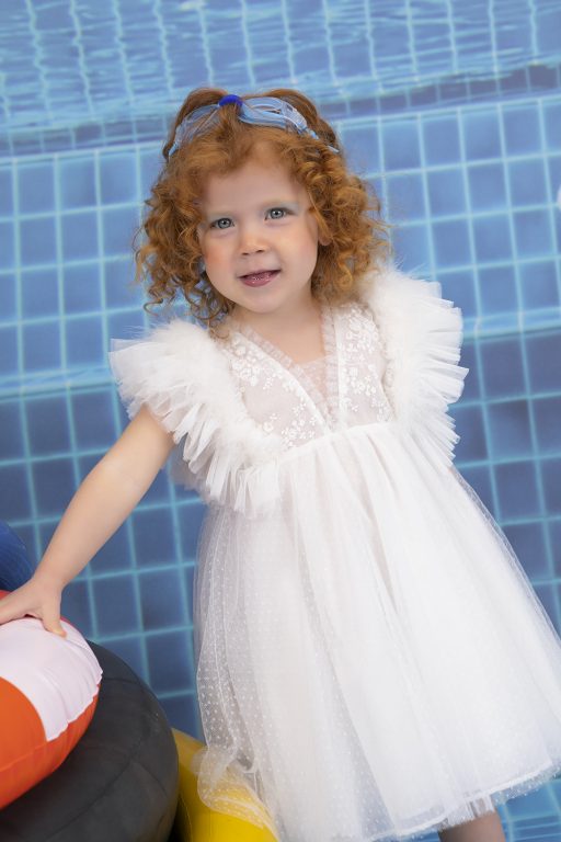 Baptism dress Bambolino Flora 9845