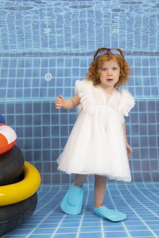 Baptism dress Bambolino Flora 9845