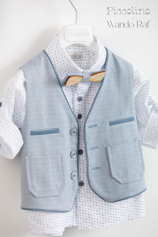 Christening suit Piccolino Wando in color Raf