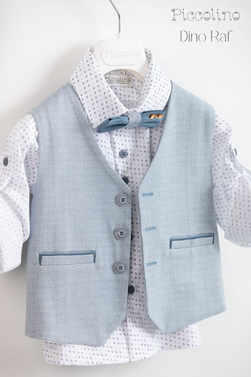Christening suit Piccolino Dino in color Raf