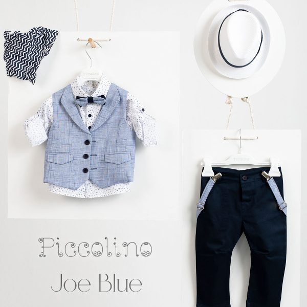Piccolino Joe christening suit in Blue