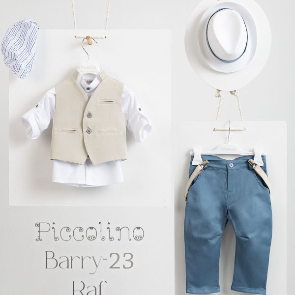 Βαπτιστικό κοστούμι Piccolino Barry-23 σε χρώμα Raf