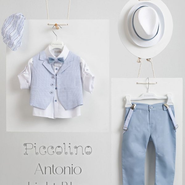 Βαπτιστικό κοστούμι Piccolino Antonio σε χρώμα Light blue