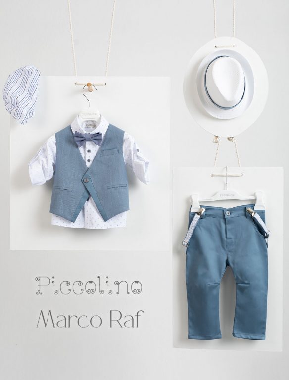 Christening suit Piccolino Marco in color Raf