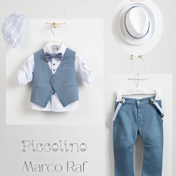 Βαπτιστικό κοστούμι Piccolino Marco σε χρώμα Raf