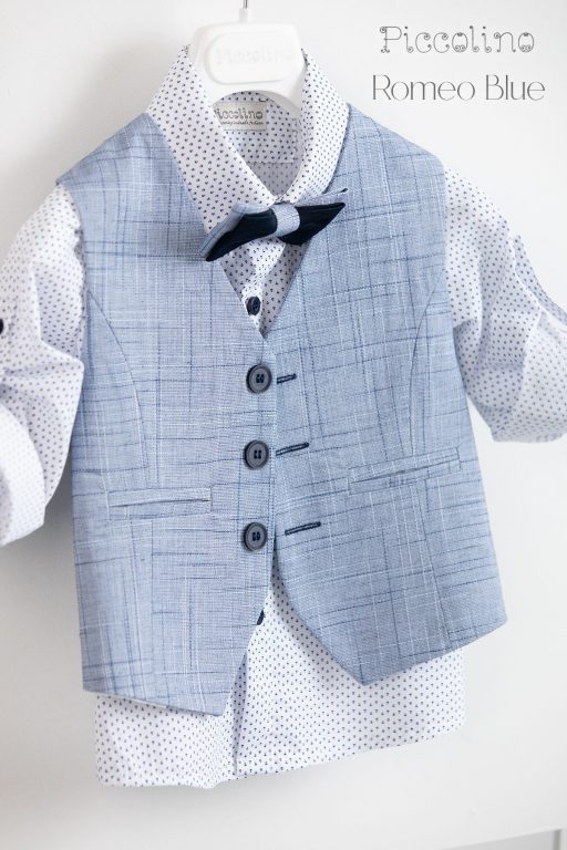 Christening suit Piccolino Romeo in blue