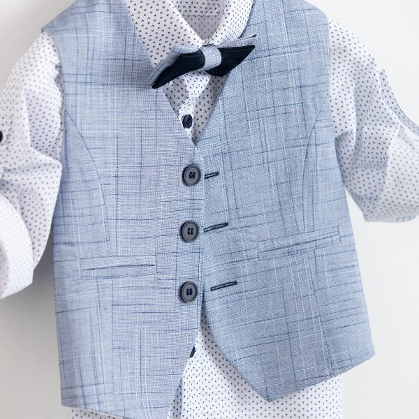 Christening suit Piccolino Romeo in blue