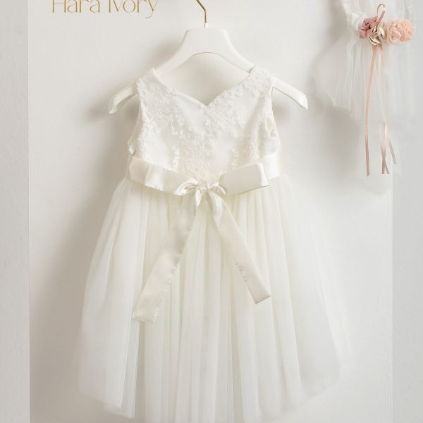 Piccolino Hara Ivory baptism dress