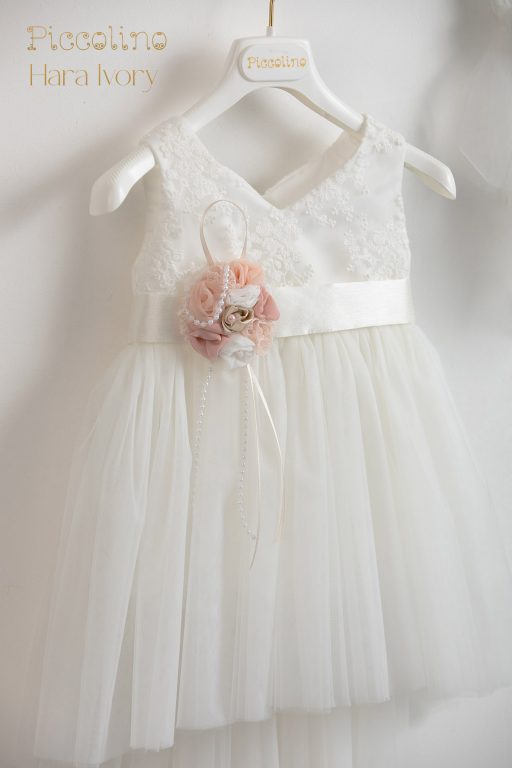 Piccolino Hara Ivory baptism dress