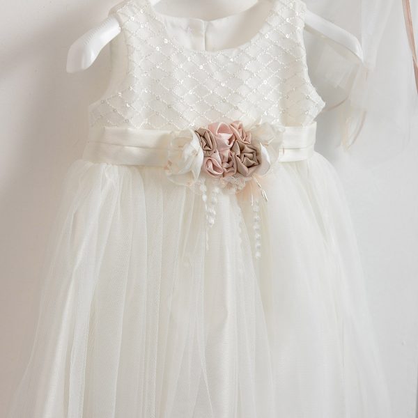 Piccolino Nicole Ivory baptism dress