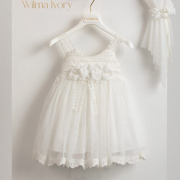 Piccolino Wilma Ivory baptism dress