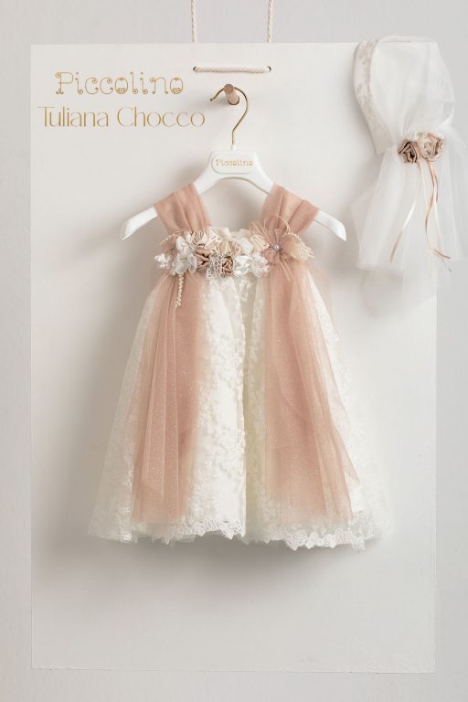 Christening dress Piccollino Tuliana Chocco