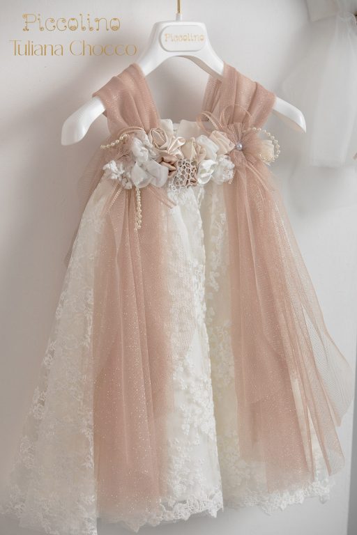 Christening dress Piccollino Tuliana Chocco