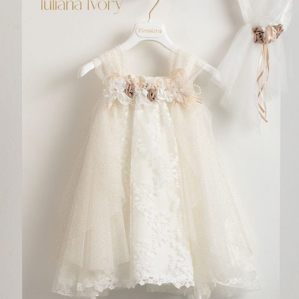 Christening dress Piccollino Tuliana Ivory.