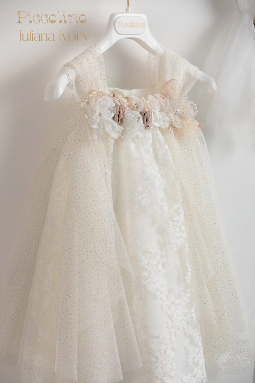 Christening dress Piccollino Tuliana Ivory.