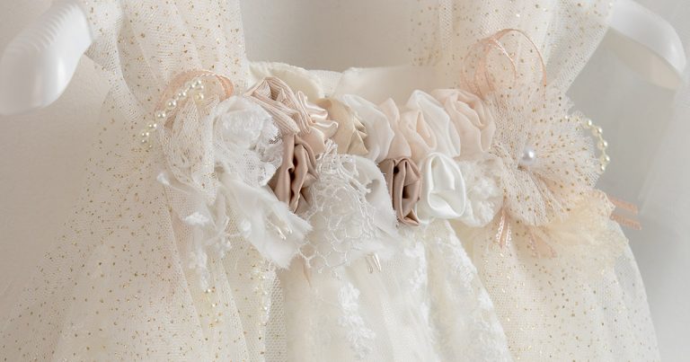 Christening dress Piccollino Tuliana Ivory.
