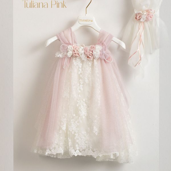 Βαπτιστικό φόρεμα Piccollino Tuliana Pink