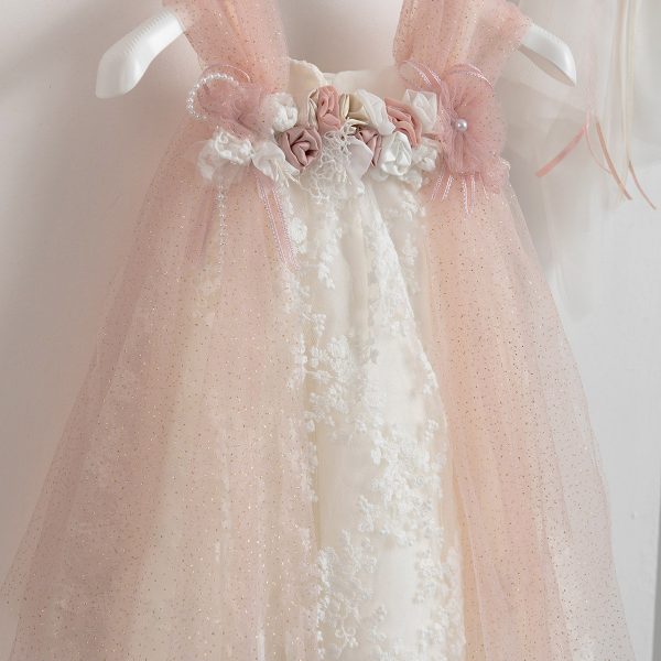 Christening dress Piccollino Tuliana Puce