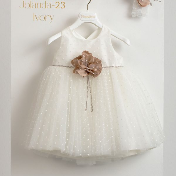 Piccolino Jolanda Ivory baptism dress