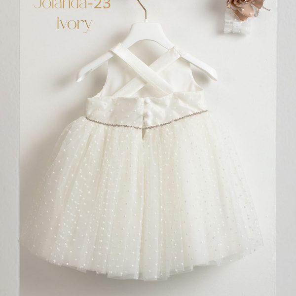 Piccolino Jolanda Ivory baptism dress