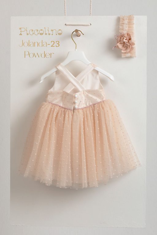 Piccolino Jolanda Powder baptism dress
