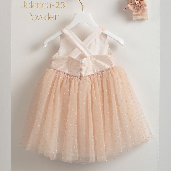 Piccolino Jolanda Powder baptism dress