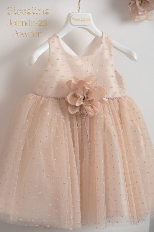 Piccolino Jolanda Powder baptism dress