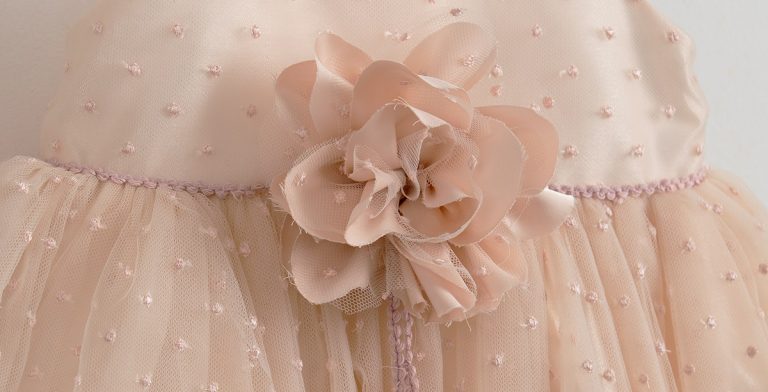 Piccolino Jolanda Powder baptism dress