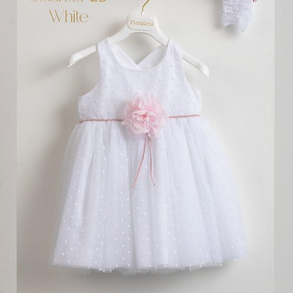 Christening dress Piccolino Jolanda white