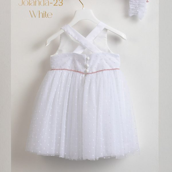 Christening dress Piccolino Jolanda white