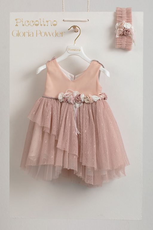 Christening dress Piccolino Gloria Powder