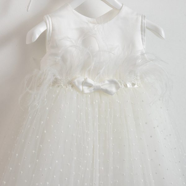 Christening dress Piccolino Monica ivory