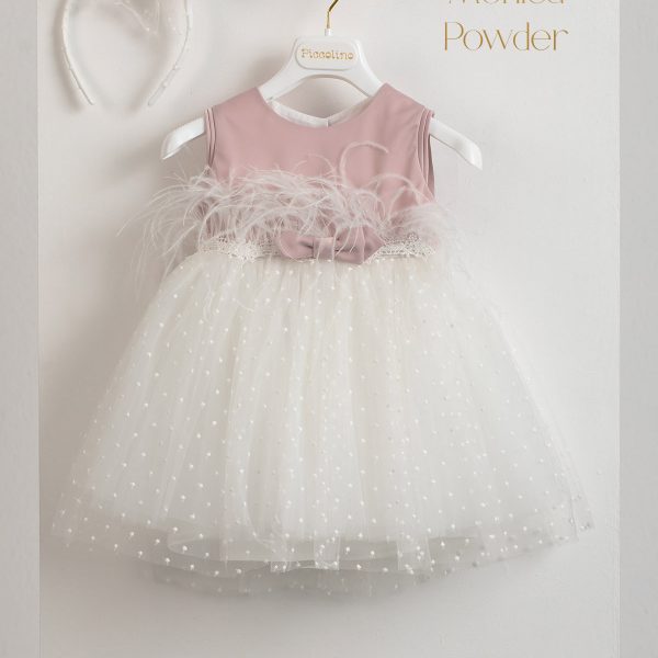 Piccolino Monica Powder baptism dress