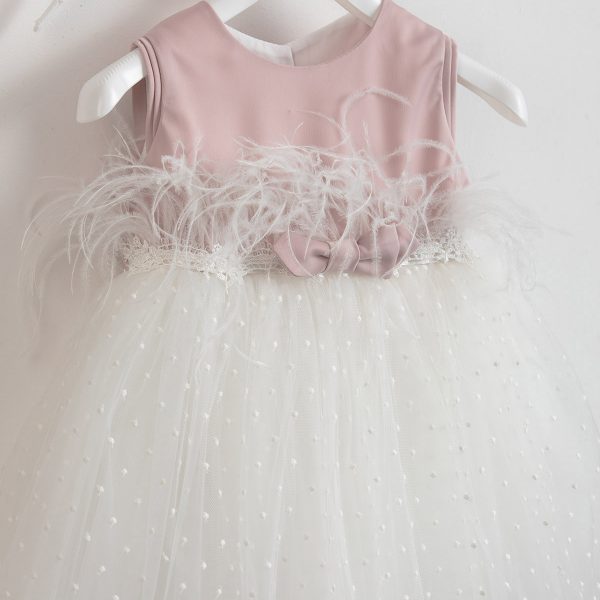 Piccolino Monica Powder baptism dress