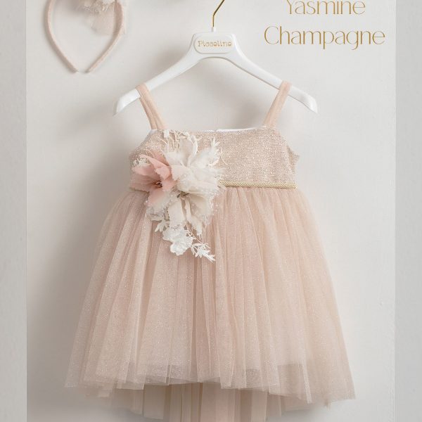 Βαπτιστικό φόρεμα Piccolino Yasmine Champagne