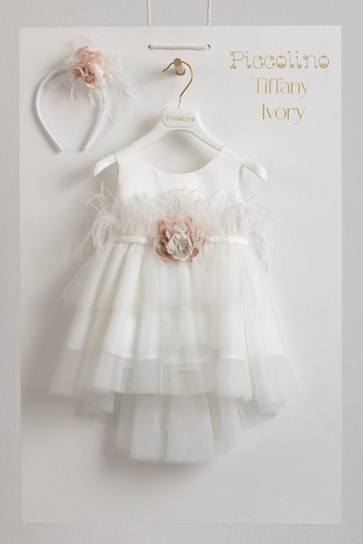 Βαπτιστικό φόρεμα Piccolino Tiffany Ivory