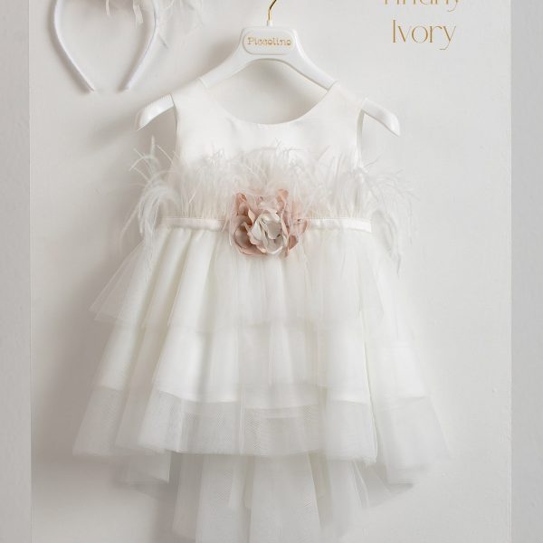 Βαπτιστικό φόρεμα Piccolino Tiffany Ivory