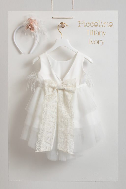 Christening gown Piccolino Tiffany Ivory