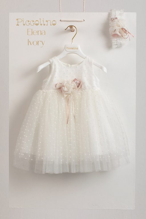 απτιστικό φόρεμα Piccolino Elena Ivory