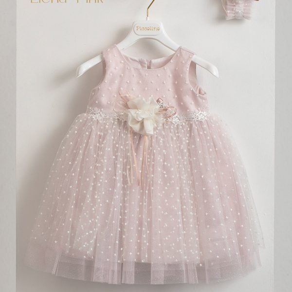 Christening dress Piccolino Elena Pink