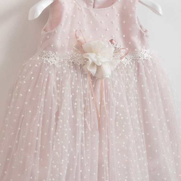 Christening dress Piccolino Elena Pink