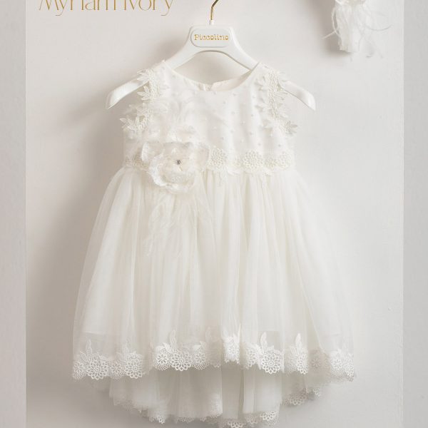 Christening dress Piccolino Myriam Ivory