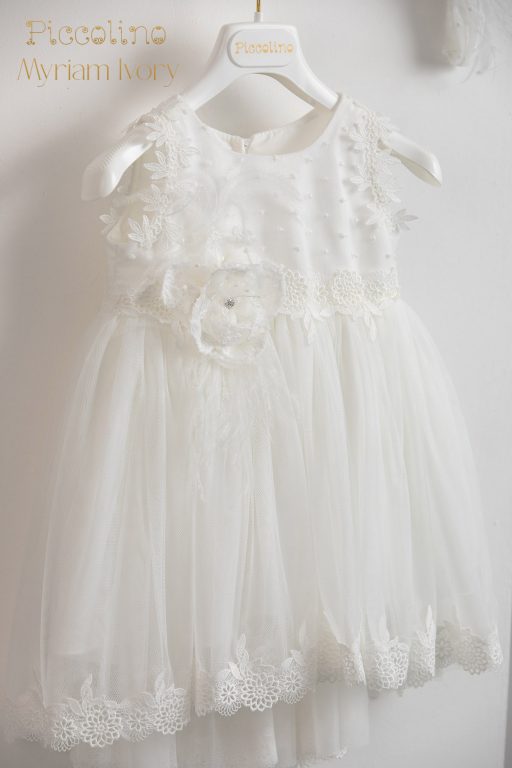 Christening dress Piccolino Myriam Ivory