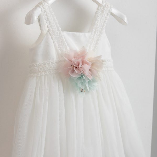 Baptismal dress Piccolino Catherine ivory -mint