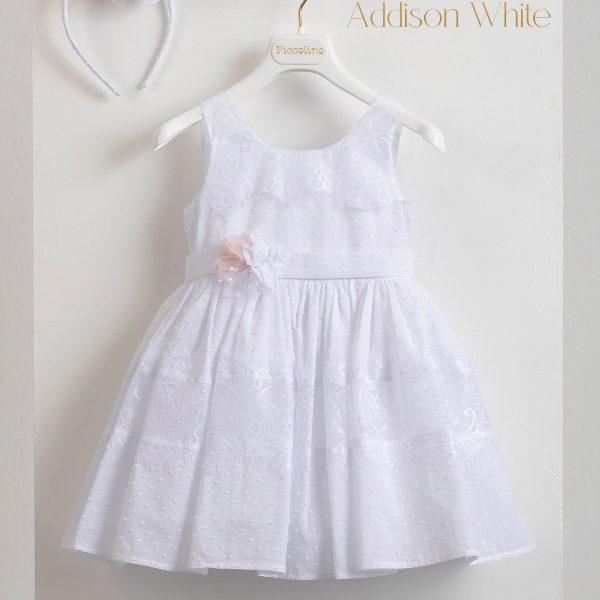 Βαπτιστικό φόρεμα Piccolino Addison White