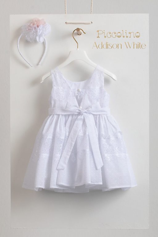 Baptismal dress Piccolino Addison White
